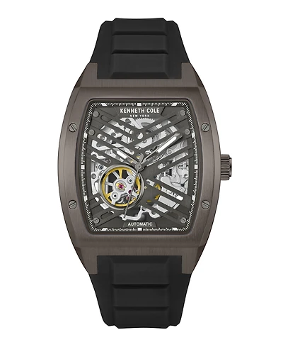 Kenneth Cole New York Men's Automatic Silicone Watch 40MM