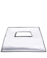 Nina Cut Out Handle Trapezoid Clutch