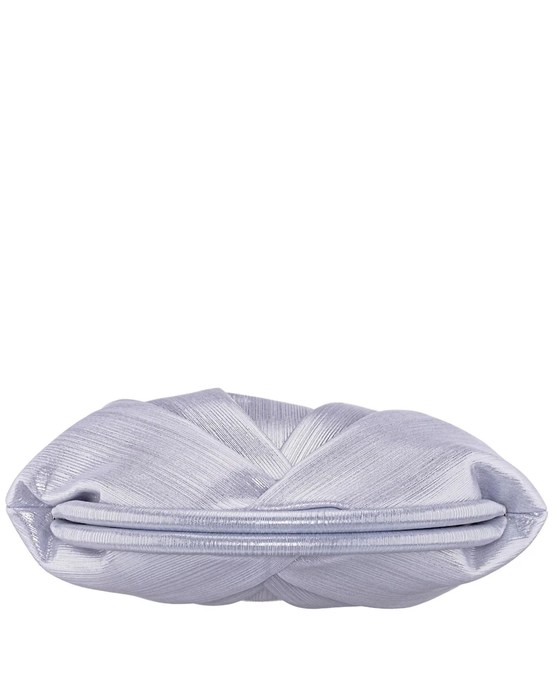 Nina Metallic Sheen Soft Pleated Clutch