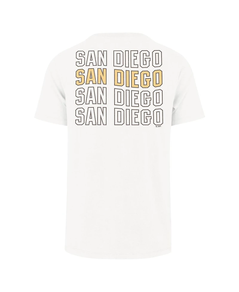 '47 Brand Men's Cream San Diego Padres Hang Back Franklin T-Shirt