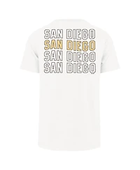 '47 Brand Men's Cream San Diego Padres Hang Back Franklin T-Shirt