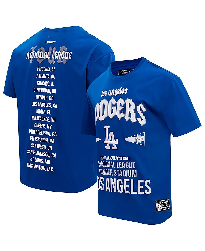 Pro Standard Men's Royal Los Angeles Dodgers Oversized City Tour T-Shirt