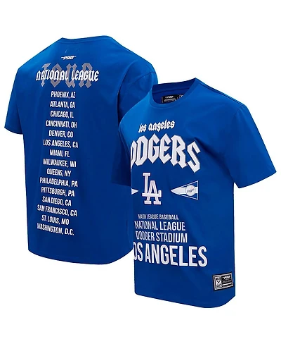 Pro Standard Men's Royal Los Angeles Dodgers Oversized City Tour T-Shirt