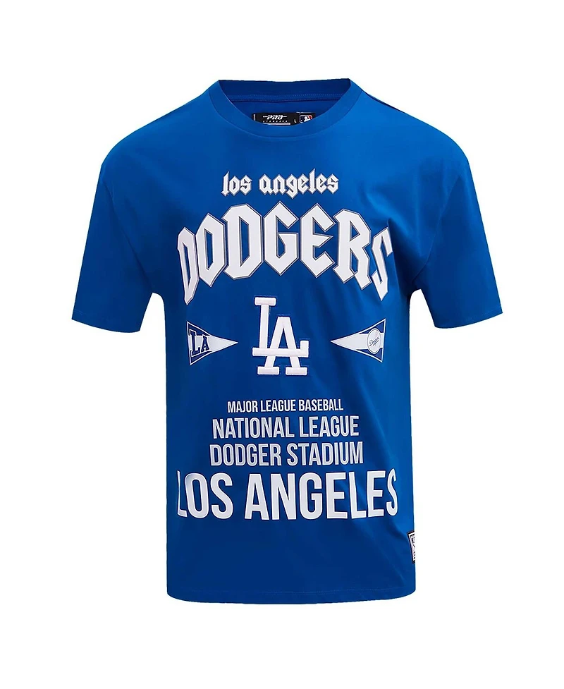Pro Standard Men's Royal Los Angeles Dodgers Oversized City Tour T-Shirt