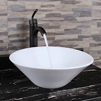 Streamdale Stylish Ceramic Above-Counter Bathroom Sink