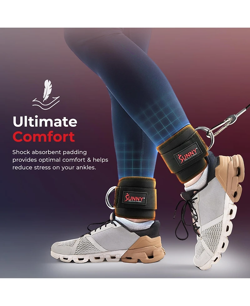 Sunny Health & Fitness Resistance Tube Set, 10-50LBs