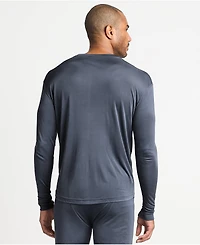 Lands' End Big & Tall Silk Long Underwear Crew Neck