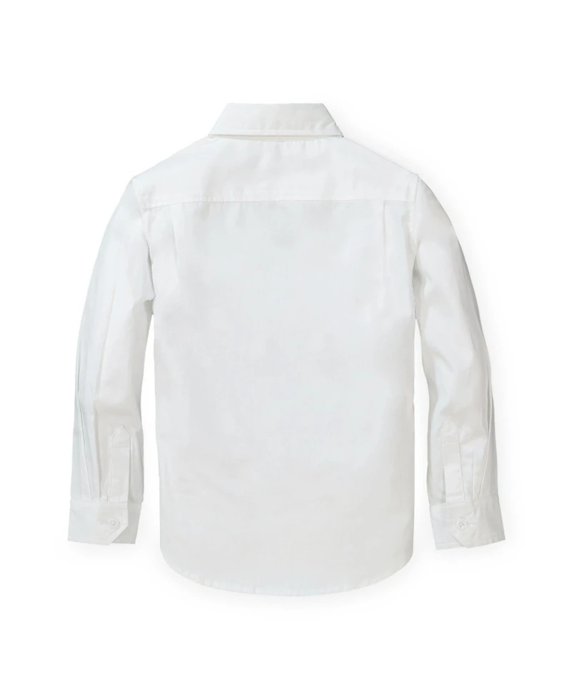 Hope & Henry Boys' Tuxedo Button Down Shirt, Infant