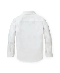 Hope & Henry Boys' Tuxedo Button Down Shirt, Infant
