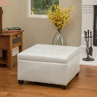 Streamdale Fabric Storage Ottoman, 30" X 30" X 19