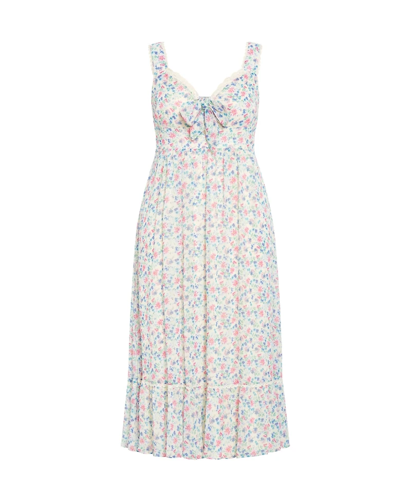 City Chic Plus Lidia Print Dress