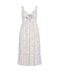 City Chic Plus Lidia Print Dress