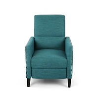 Streamdale Contemporary Push-Back Recliner With Studded Accents