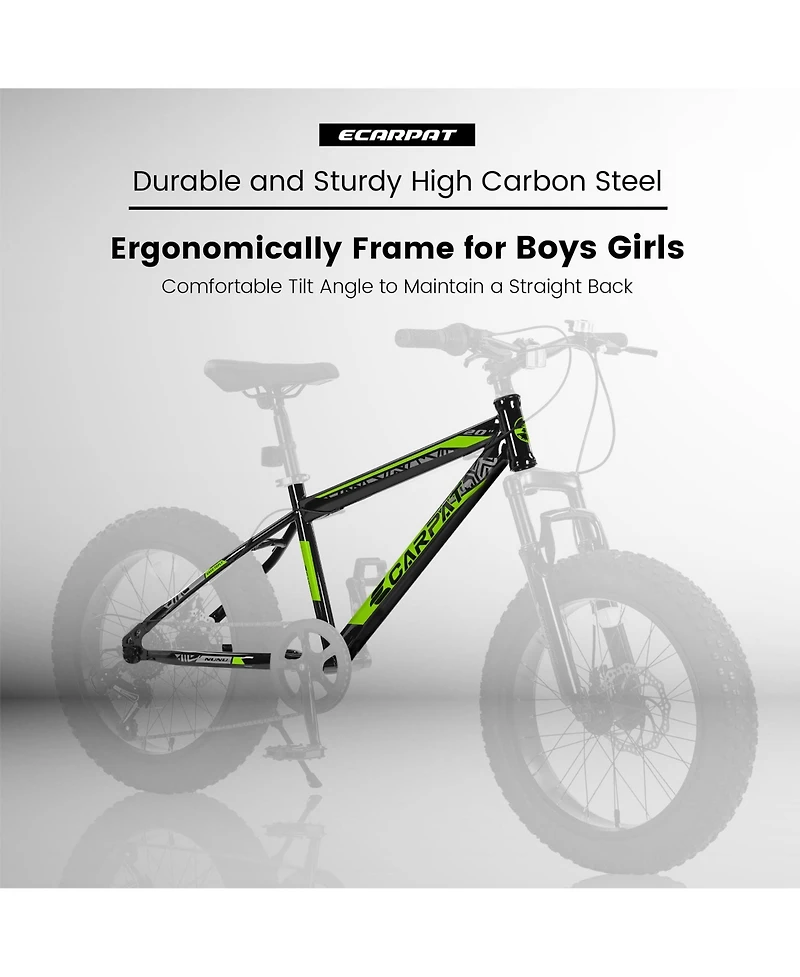 Streamdale Furniture Kids' Mountain Bike: Adventure-Ready for Ages 8-12