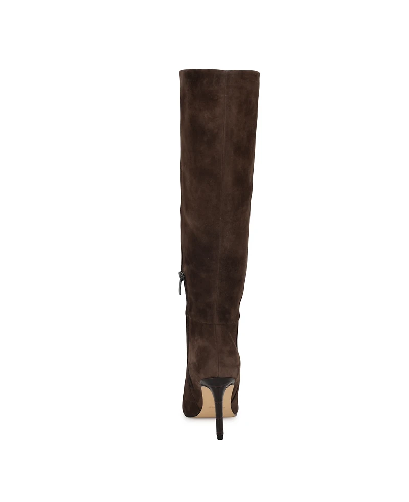 Nine West Women's Richy Wide Calf Tall Stiletto Boots