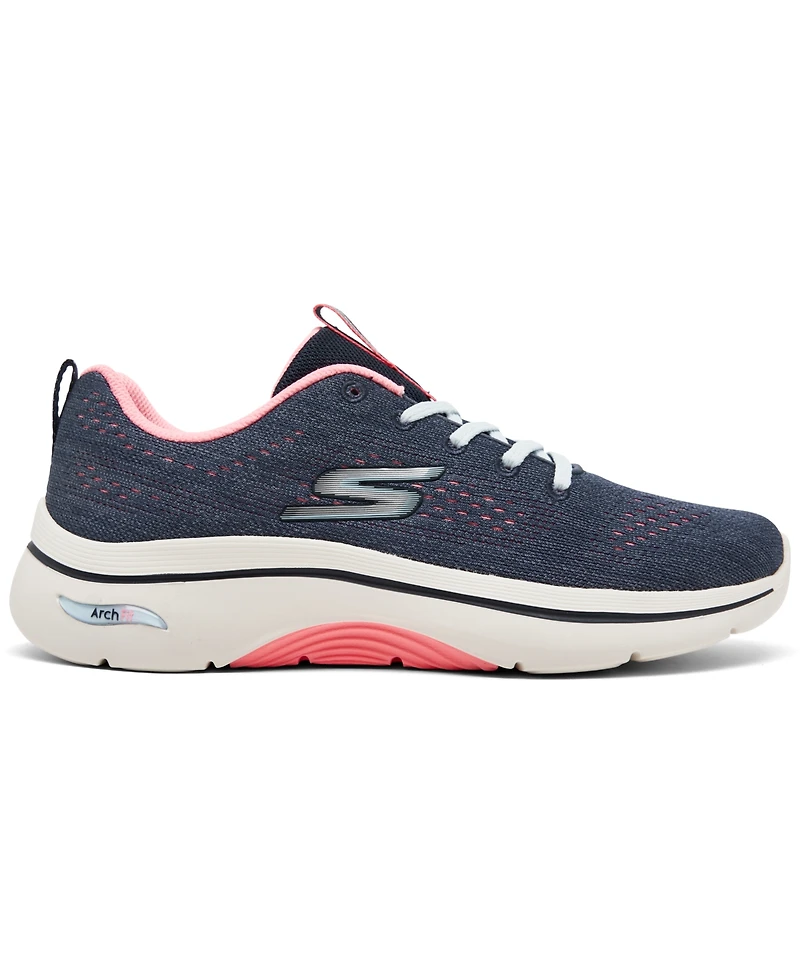 Skechers Women's Go Walk Arch Fit 2.0 - Vivid Sunset Walking Sneakers from Finish Line