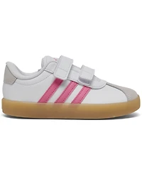 Adidas Toddler Girls Vl Court 3.0 Fastening Strap Casual Sneakers from Finish Line