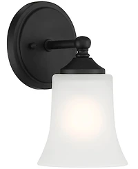 Designers Fountain Bronson 5.25" Metal 1 Light Wall Sconce