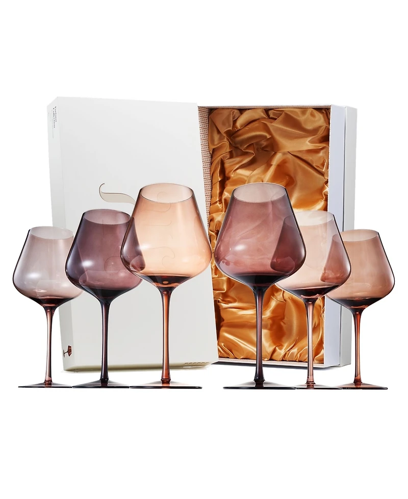 The Wine Savant Khen Venus Wine Glass Set 20oz Glasses Set of 6