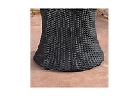 Streamdale Compact Hourglass Side Table For Indoor/Outdoor Use