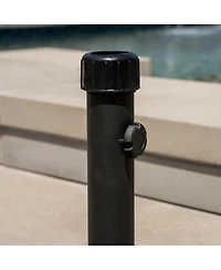 Streamdale Concrete Umbrella Base With Iron Support Pole (33 Lbs)
