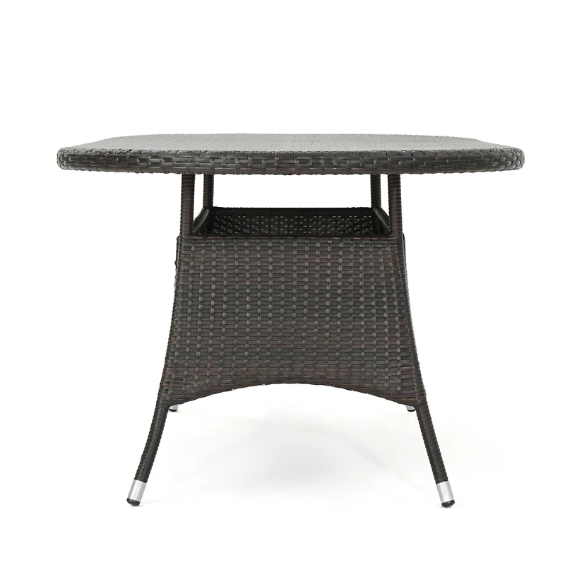 Streamdale Furniture Ramsey Outdoor Oval Wicker Dining Table