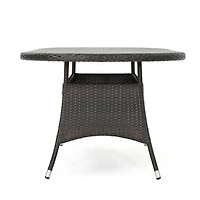 Streamdale Furniture Ramsey Outdoor Oval Wicker Dining Table