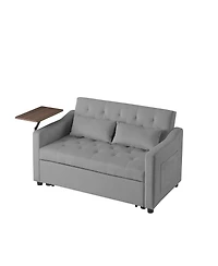 Streamdale Furniture Modern Velvet Sofa Bed with Adjustable Positions