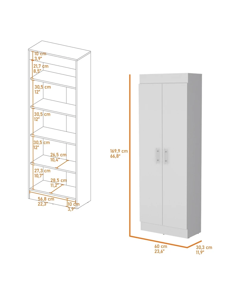 Fm Furniture Dawson Pantry Cabinet
