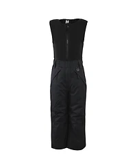 Hudson Baby Unisex Snow Bib Overalls with Fleece Top, Solid Charcoal, X-Large