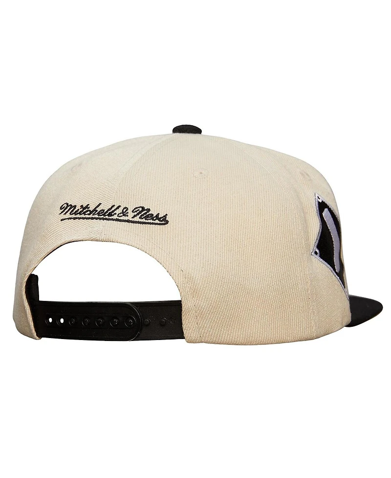 Mitchell & Ness Men's Cream Chicago White Sox Cooperstown Collection Speed Zone Snapback Hat