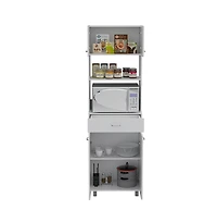 Fm Furniture Auburn Microwave Pantry Cabinet