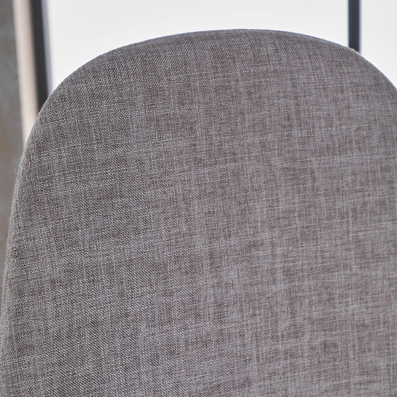 Streamdale Modern Fabric & Metal Dining Chair With Wood Finish