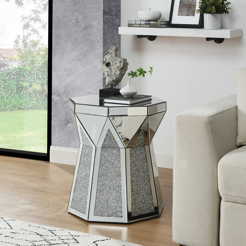 Streamdale Art Deco Mirror Coffee Table Glamorous, Modern, & Luxurious