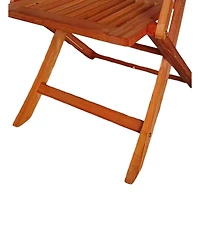 Streamdale Foldable Patio Dining Set with 4 Chairs