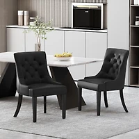 Streamdale Tufted Diamond Stitch Dining Chair (Set Of 2)