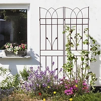 Streamdale 2 Pack 71" Rustproof Metal Garden Trellises for Climbing Plants
