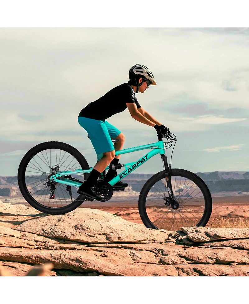 Streamdale Furniture 26" Aluminum Mountain Bike with 21-Speeds, Shock Absorption, and Disc Brakes
