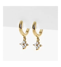 Ana Luisa Gold Huggie Hoop Earrings - Angela