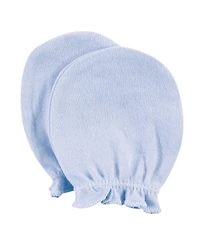 Hudson Baby Baby Girls Hudson Cotton Scratch Mittens, Enchanted Forest, 0-6 Months