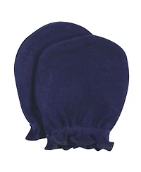 Hudson Baby Baby Boys Hudson Soft Cotton Anti-Scratch Mittens