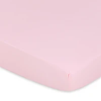 The Peanutshell Pack n Play, Mini Crib, Portable Crib or Fitted Playard Sheets for Baby Girl, Pink Roses and Ditsy Floral, 3 Pack Set