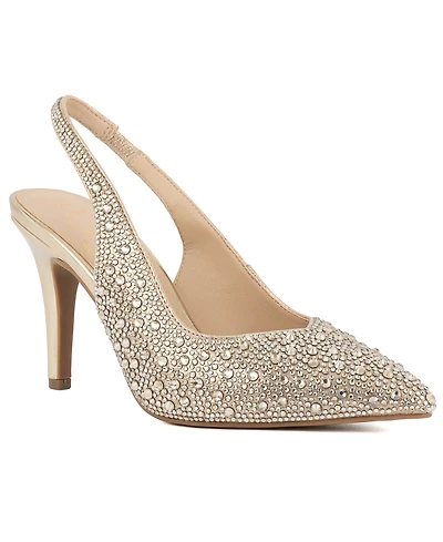 Sugar Women's Jaybird Embellished Slingback Pumps