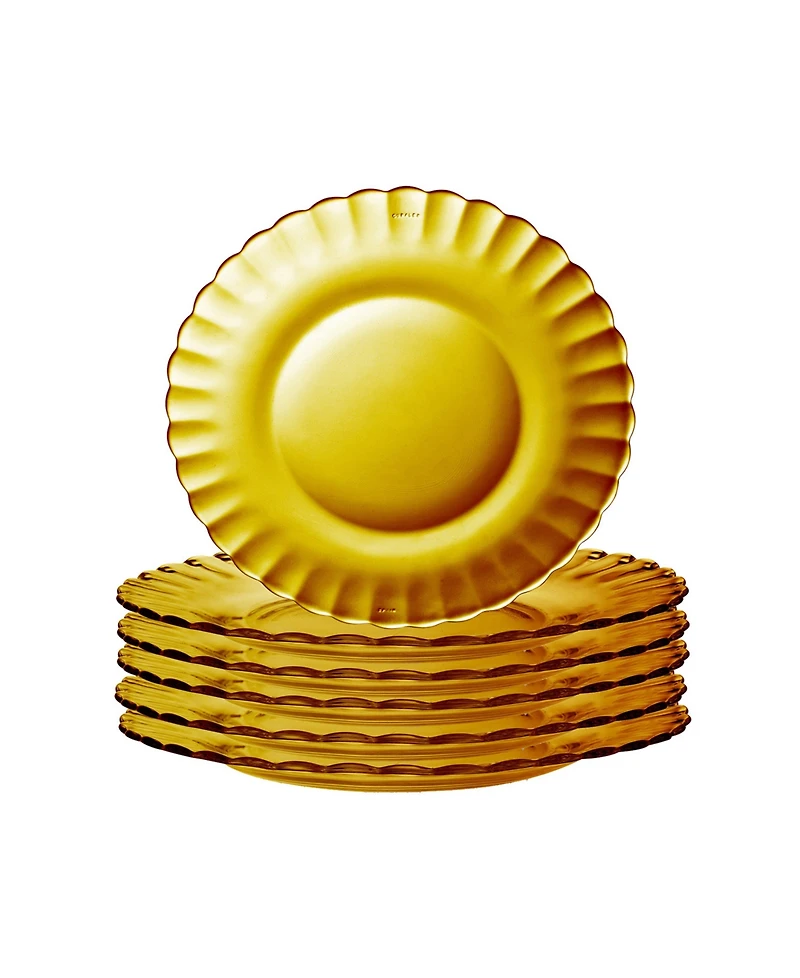 Duralex Picardie Dessert Plates, Set of 6