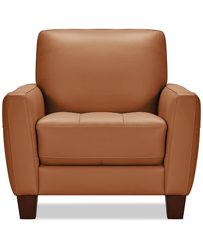 Galligher 36" Leather Chair, Created for Macy's