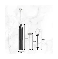 Cowin Electric Milk Frother Foamer Handheld 3 Speeds 2 in 1
