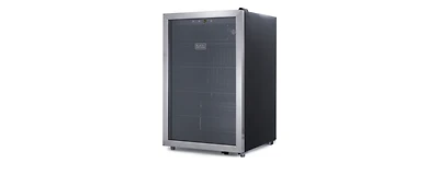 4.4 Cu. Ft. Beverage Cooler with Double Pane Glass Door Drink Fridge with 160-Can Capacity