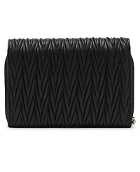 Steve Madden Boxed Carina Matelasse Crossbody Wallet