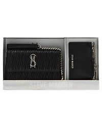 Steve Madden Boxed Carina Matelasse Crossbody Wallet