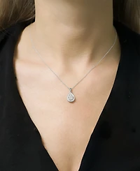 Bonus Offer: Diamond Teardrop Halo Cluster 18" Pendant Necklace with any $25 purchase! (Orig. $250 Value) Available in Bag with qualifying purchase.
